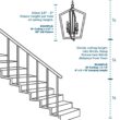 Kichler Circolo 6 -Light Bronze Clear glass Metal Chandelier