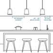 Kichler Roswell 1 -Light Olde Bronze Modern/contemporary Etched glass Metal Geometric Small Hanging Pendant Light