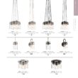 Kichler Brinley 6 -Light Olde Bronze Transitional Clear glass Jar Medium Hanging Pendant Light