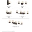 Kichler Hendrik 5 -Light Bronze Etched glass Metal Chandelier