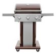 Permasteel Mocha 3 -Burner Liquid Propane Gas Grill