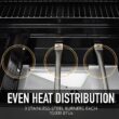 Permasteel Mocha 3 -Burner Liquid Propane Gas Grill