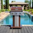 Permasteel Mocha 3 -Burner Liquid Propane Gas Grill