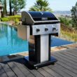 Permasteel Black 3 -Burner Liquid Propane Gas Grill