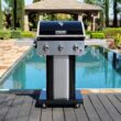 Permasteel Black 3 -Burner Liquid Propane Gas Grill