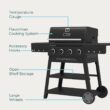 Charbroil Performance Series Black 4 -Burner Liquid Propane Gas Grill