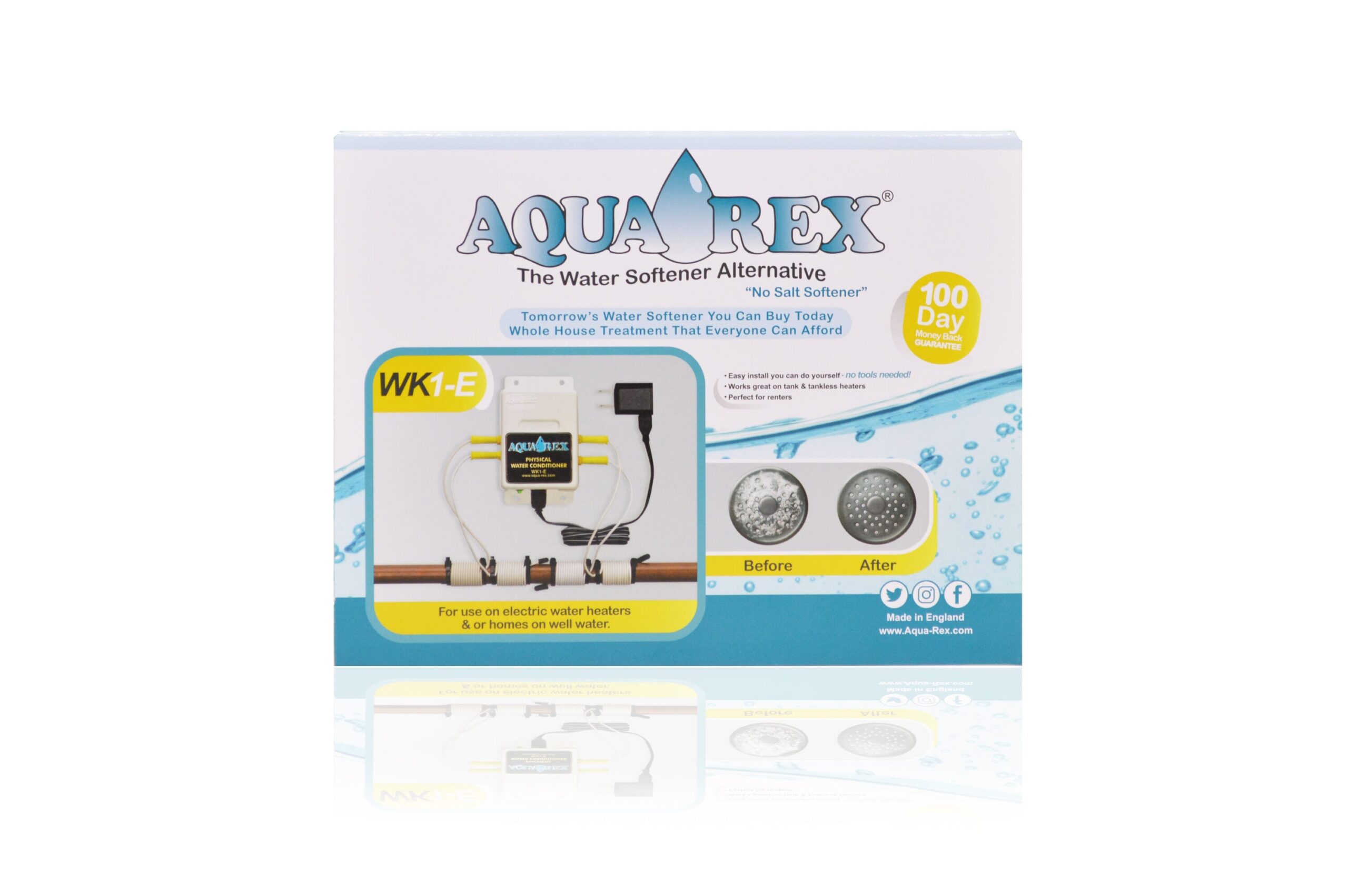 Aqua-Rex Water Softener for Electric Water Heaters and Well Water Water Softener Aqua-Rex Water Softener for Electric Water Heaters and Well Water Water Softener