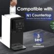 Waterdrop N1 Carbon block Black Counter top filter