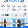 Waterdrop 8-stage G5P700A with Composite/Activated carbon Reverse Osmosis Filtration Under Sink Water Filtration System with Alkaline Mineral Stainless Steel faucet Faucet