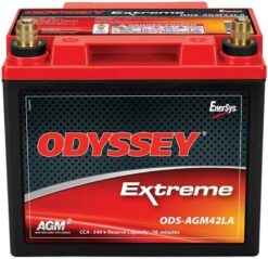 Odyssey Battery, Extreme Series, AGM, 12V, 540 Cold Cranking Amps, Top Post Terminals, 7.8 in L x 7.5 in H x 6.5 in W, Each