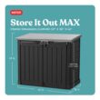 Keter 2.7-ft x 4.8-ft Store It Out Outdoor Black Plastic Resin Storage Shed