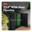 Keter 2.7-ft x 4.8-ft Store It Out Outdoor Black Plastic Resin Storage Shed