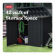 Keter 2.7-ft x 4.8-ft Store It Out Outdoor Black Plastic Resin Storage Shed