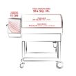 Louisiana Grills Wood Pellet 914-Sq. in Black Pellet Grill