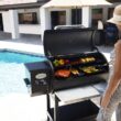 Louisiana Grills Wood Pellet 914-Sq. in Black Pellet Grill