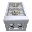 Sunstone Ruby 2 -Burner Natural gas (natural gas) Piezo Stainless steel Outdoor burner