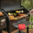 Louisiana Grills Wood Pellet 1061-Sq. in Black Pellet Grill
