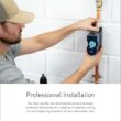 Moen Flo Smart Water Monitor 3/4-in to 1-1/4-in Indoor/Outdoor Smart Compatible Water leak detector with Automatic Shut-off Valve ( 1 -Pack)
