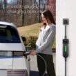 Lectron Compatible with All J1772 EVs Level 1 and Level 2 NEMA 5-15p/14-50p Plug In EV Electric Vehicle Charging Station-up to 40 Amps/ 120/240-Volts with 16-ft Cable