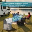 Elexnux 4500 BTU (DOE) 110-Volt Vented Small Room Portable Air Conditioner Remote Included