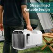 Elexnux 4500 BTU (DOE) 110-Volt Vented Small Room Portable Air Conditioner Remote Included