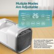 Elexnux 4500 BTU (DOE) 110-Volt Vented Small Room Portable Air Conditioner Remote Included