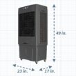 SLIMKOOL Slimkool Elite 4200-CFM 3 -Speed Portable Evaporative Cooler for 1100-sq ft