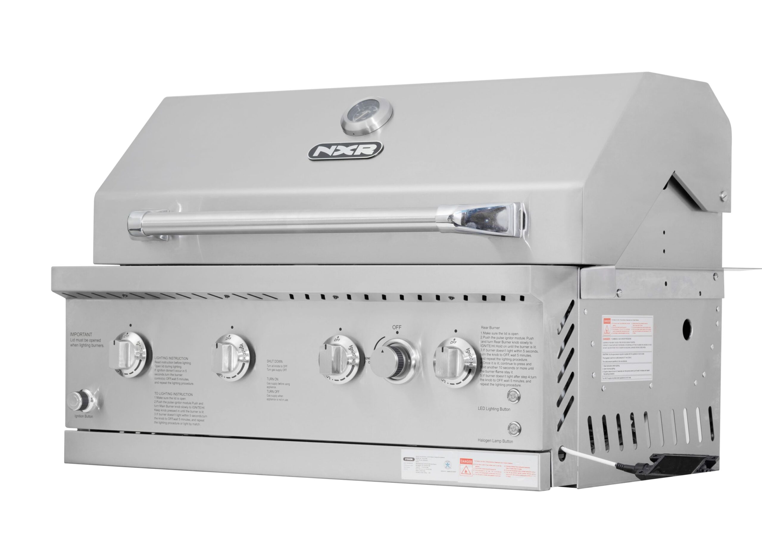 NXR Ls Stainless Steel 31-in W 4 -Burner Gas grill with Infrared Burner NXR Ls Stainless Steel 31-in W 4 -Burner Gas grill with Infrared Burner