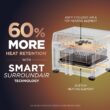 Ninja | French Door Premier Air fry Oven | 10-in-1 functions | 20.3-qt capacity | 5-qt Air Fry Basket, Sheet Pan, Wire Rack, Broil Rack | PFAS-free Cooking Surface, Dishwasher-Safe Accessories | FO101