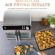 Ninja | French Door Premier Air fry Oven | 10-in-1 functions | 20.3-qt capacity | 5-qt Air Fry Basket, Sheet Pan, Wire Rack, Broil Rack | PFAS-free Cooking Surface, Dishwasher-Safe Accessories | FO101