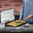 Ninja Sizzle Pro XL 20-Inch Indoor Griddle + Grill, Detachable Ventilated Lid, Grease Control, Ceramic Nonstick Plates, Even Edge Cooking, Extra Large Capacity, Versatile, Silver, GX101