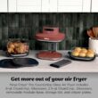 Ninja Crispi Pro 6-in-1 Glass Air Fryer | 450°F, Nontoxic, 6qt & 2.5qt Containers & Lids | Microwave, Freezer, Dishwasher Safe | Max Crisp, Air Fry, Bake, Roast, Recrisp, Dehydrate | Amber, AS101OR