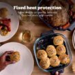 Ninja Crispi Pro 6-in-1 Glass Air Fryer | 450°F, Nontoxic, 6qt & 2.5qt Containers & Lids | Microwave, Freezer, Dishwasher Safe | Max Crisp, Air Fry, Bake, Roast, Recrisp, Dehydrate | Amber, AS101OR