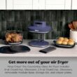 Ninja Crispi Pro 6-in-1 Glass Air Fryer | 450°F, Nontoxic, 6qt & 2.5qt Containers & Lids | Microwave, Freezer, Dishwasher Safe | Max Crisp, Air Fry, Bake, Roast, Recrisp, Dehydrate |Amethyst, AS101PU1