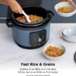 Ninja HyperHeat 9-in-1 6.5-qt Pressure Cooker | Steams, Slow Cooks, Sears, Sautés, Sous Vide, Yogurt & More | With SimpliServe Pot | Powerful 1200-Watt | Blue Macaron | PC201
