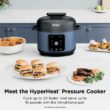 Ninja HyperHeat 9-in-1 6.5-qt Pressure Cooker | Steams, Slow Cooks, Sears, Sautés, Sous Vide, Yogurt & More | With SimpliServe Pot | Powerful 1200-Watt | Blue Macaron | PC201