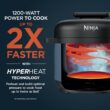 Ninja HyperHeat 9-in-1 6.5-qt Pressure Cooker | Steams, Slow Cooks, Sears, Sautés, Sous Vide, Yogurt & More | With SimpliServe Pot | Powerful 1200-Watt | Blue Macaron | PC201