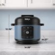 Ninja HyperHeat 9-in-1 6.5-qt Pressure Cooker | Steams, Slow Cooks, Sears, Sautés, Sous Vide, Yogurt & More | With SimpliServe Pot | Powerful 1200-Watt | Blue Macaron | PC201