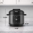 Ninja HyperHeat 9-in-1 6.5-qt Pressure Cooker | Steams, Slow Cooks, Sears, Sautés, Sous Vide, Yogurt & More | With SimpliServe Pot | Powerful 1200-Watt | Grey | PC201GY