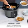 Ninja HyperHeat 9-in-1 6.5-qt Pressure Cooker | Steams, Slow Cooks, Sears, Sautés, Sous Vide, Yogurt & More | With SimpliServe Pot | Powerful 1200-Watt | Grey | PC201GY