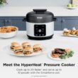 Ninja HyperHeat 9-in-1 6.5-qt Pressure Cooker | Steams, Slow Cooks, Sears, Sautés, Sous Vide, Yogurt & More | With SimpliServe Pot | Powerful 1200-Watt | White | PC201WH