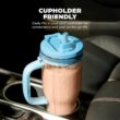 Ninja Blendboss | Personal Blender for Smoothies & Frozen Drinks | 26oz Travel Tumbler with LeakProof Lid, Chug Spout & Detachable Straw | Auto-iQ Technology | Blue Raspberry | DB351BL