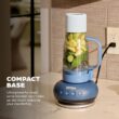 Ninja Blendboss | Personal Blender for Smoothies & Frozen Drinks | 26oz Travel Tumbler with LeakProof Lid, Chug Spout & Detachable Straw | Auto-iQ Technology | Cyberspace | DB351CY