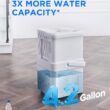 Midea Cube 50 Pint Dehumidifier for Basement and Rooms at Home for up to 4,500 Sq. Ft., Built-in Pump, Drain Hose Included, Smart Control, Compatible with Alexa (White)