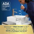 Waterpik Sonic-Fusion 2.0 Professional Flossing Electric Toothbrush with Water Flosser Combo Two In One, For Daily Gum Care and Cleaning Teeth, Braces, Implants, White SF-04CD010-1, Packaging May Vary