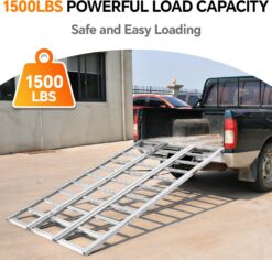 ROCKLAND 4.6-ft x 7-ft 1500-lb Capacity Folding Loading Ramp