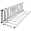LUXEYARD Tri-Fold Aluminum Loading Ramp 1500 lbs 77 inch x 54 inch for Tractors ATVs UTVs