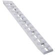 Tatayosi Heavy-Duty Ramps with Top Hook Attaching End Universal Loading Ramp for Motorcycle Tractor ATV/UT 84 X 14 Incheses 6600 LBS 1 Pair 2 Ramps Silver Aluminum