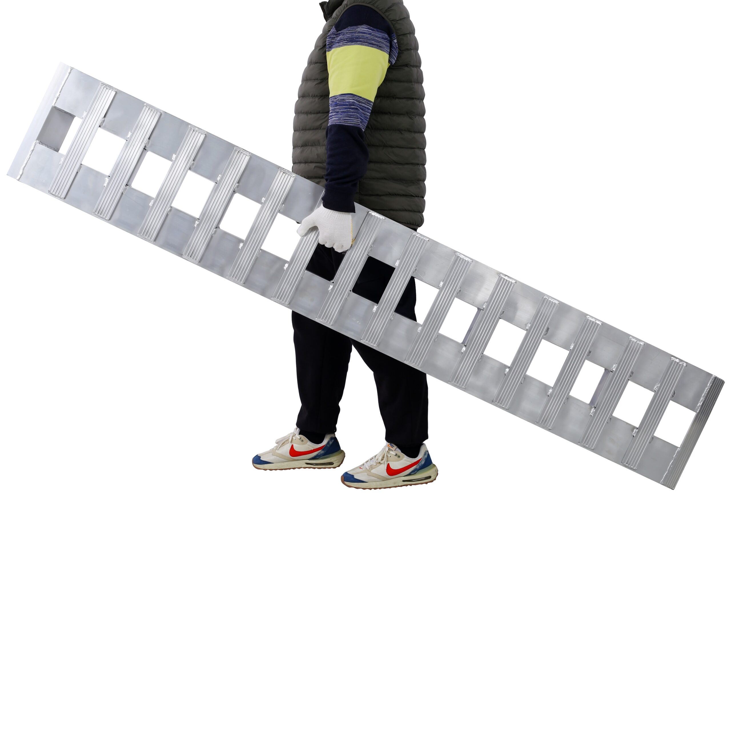 Tatayosi Heavy-Duty Ramps with Top Hook Attaching End Universal Loading Ramp for Motorcycle Tractor ATV/UT 84 X 14 Incheses 6600 LBS 1 Pair 2 Ramps Silver Aluminum Tatayosi Heavy-Duty Ramps with Top Hook Attaching End Universal Loading Ramp for Motorcycle Tractor ATV/UT 84 X 14 Incheses 6600 LBS 1 Pair 2 Ramps Silver Aluminum