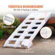 LUXEYARD Aluminum Ramps 8810 lbs Heavy-duty Ramps with Top Hook Attaching End Universal Loading Ramp for Motorcycle Tractor ATV or UTV Trucks Lawn Mower 72 inchL x 15 inchW 2Pcs
